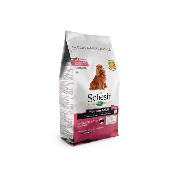 Schesir Chat Stérilisé Prosc. Jambon 1500g - Croquettes Adulte Light